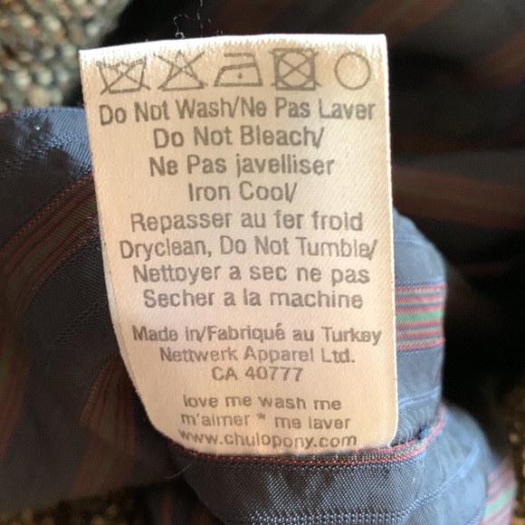 Timeless & stunning Chulo Pony wool blend tweed Spring/Autumn jacket, size Small - Picture 11 of 11